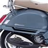 Generico Kit 2 adesivi fasce bande compatibili con PIAGGIO VESPA GTV 300 GTS 300 GTV250 GTV125 scegli colore Cod.1996 (070 Nero)