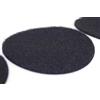 kh Teile Tappetini in microfibra con fissaggio in velcro 80mm per BMW Mini Porsche Tesla, tappetini auto in microfibra, fortemente autoadesivi, ideali anche per retrofit, universali