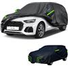 Generico Personalizzato telo copriauto per esterni Compatibile con Audi Q3 8U 2011-2018,protezione solare,dalla pioggia,impermeabile,dal vento,dalla polvere,adatto a tutte le stagioni. (green)