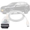 OBDIISVS Mini VCI J2534 Cavo per Toyota Lexus Scion with TIS TechstreamV18 | J2534 - Strumento diagnostico e riprogrammazione OBD2 a USB, mini Vci J2534, cavo scanner OBD2, compatibile con Windows XP/7