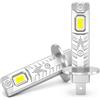 ViiRou Lampadina H1 LED 30000LM 6000K Bianco Freddo 200% Luminosità 2 Pezzi | 12 V Fari Auto Automobile per Luci di Anabbagliamento e Strada, 1:1 Mini Dimensione, Sostituzione Alogena, IP68