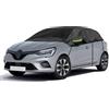 Opaltool Telo Copriauto Mezza Copertura Adatta per Hatchback Renault Clio | Nero, con Ganci Regolabili e Tappi per le Orecchie con Striscia Riflettente, Sole Pioggia Polvere UV Protezione