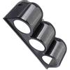ESUPPORT E Support Fibra di Carbonio Auto Motore 2 52mm Universale Triplicare Foro Portacialde Calibro Supporto Calibro Cruscotto Automobile Manometro Porta