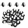 CLKE 856543 71728806 - Set di 100 pezzi di fissaggio per pannelli porta auto, clip per paraurti