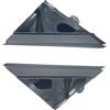 Tjxtixle Copri Specchietti Modanatura Specchio Porta Triangolo Piastra Copertura Bandiera Finestra Anteriore Montante A 1SH17KX7AA 1SH16KX7AA Per FIAT Per 500 2012-2017
