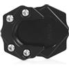 YIEBA Cavalletto Laterale Alluminio Piaggio GTS GTV 250 300, Nero | Compatibile con Moto, Ingrandisci Cavalletto, Accessori Cuscinetto Piastra, 2013-2023