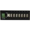 StarTech.com Hub USB industriale a 7 porte, predisposto per il montaggio