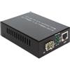 DeLOCK Media Converter 1000Base-T to SFP convertitore multimediale di rete 1000 Mbit/s Nero