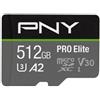 PNY PRO Elite microSDXC 512GB Classe 10