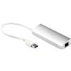 StarTech.com Hub USB a 3 porte con Ethernet, 3 porte USB-A, Gigabit Ethernet/GbE, USB 5Gbps, alimentato tramite USB, hub USB