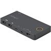 StarTech.com Switch KVM ibrido USB-A + HDMI e USB-C a 2 porte - Monitor singolo HDMI 2.0 4K 60Hz - Switch KVM compatto per