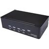 StarTech.com Switch KVM a 4 porte per Dual DisplayPort - 4k 60Hz