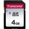 Transcend SDHC 300S 4GB NAND Classe 10