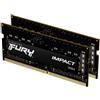 Kingston Technology FURY 32GB 3200MT/s DDR4 CL20 SODIMM (Kit of 2) Impact