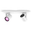 Philips by Signify Philips Hue White and Color ambiance Argenta Faretto Smart 2 punti luce Bianco