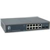 LevelOne GEP-1221 switch di rete Non gestito Gigabit Ethernet (10/100/1000) Supporto Power over Ethernet (PoE) Nero