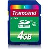Transcend TS4GSDHC4 memoria flash 4 GB SDHC