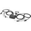 StarTech.com Switch DisplayPort KVM 4K a 60 Hz e 2 porte con cavi integrati