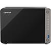 QNAP TS-AI642-8G server NAS e di archiviazione Tower Collegamento ethernet LAN Nero Cortex-A76
