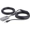 StarTech.com U01043-USB-EXTENDER hub di interfaccia USB 3.2 Gen 1 (3.1 Gen 1) Type-A 5000 Mbit/s Nero, Argento