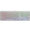 CHERRY MX 2.0S RGB tastiera Giocare USB QWERTZ Tedesco Bianco