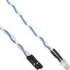 InLine HDD/LED di alimentazione per collegamento scheda madre, blu, 5 mm, 0,8 m