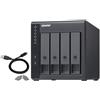 QNAP TR-004 contenitore di unità di archiviazione Box esterno HDD/SSD Nero 2.5/3.5