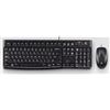 Logitech Desktop MK120 tastiera Mouse incluso USB QWERTY Portoghese Nero