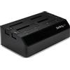 StarTech.com Base de Acoplamiento USB 3.0 con 4 Bahías SATA 6Gbps de 2.5 y 3.5 Pulgadas - Docking Station para HDD SSD