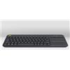Logitech K400 Plus Tv tastiera RF Wireless QWERTZ Ceco Nero