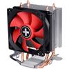 Xilence A402 Processore Refrigeratore 9,2 cm Nero, Rosso, Argento