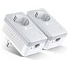 TP-Link TL-PA4010P KIT V5 adattatore di rete PowerLine 600 Mbit/s Collegamento ethernet LAN Bianco 2 pz