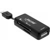 InLine 66776 lettore di schede USB 2.0 Nero
