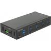 DeLOCK 63309 hub di interfaccia USB 3.2 Gen 1 (3.1 Gen 1) Type-B 5000 Mbit/s Nero