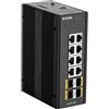 D-Link DIS‑300G‑12SW Gestito L2 Gigabit Ethernet (10/100/1000) Nero