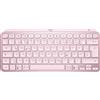 Logitech MX Keys Mini tastiera Ufficio RF senza fili + Bluetooth QWERTZ Tedesco Rosa