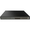 LevelOne GEL-2871 switch di rete Gestito L2+ Gigabit Ethernet (10/100/1000) 1U Nero