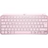 Logitech MX Keys Mini tastiera RF senza fili + Bluetooth QWERTY Inglese Rosa