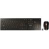 CHERRY DW 9100 SLIM tastiera Mouse incluso RF senza fili + Bluetooth QWERTZ Svizzere Nero
