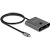 DeLOCK USB 10 Gbps USB Type-C Switch 2 a 1 bidirezionale da 8K