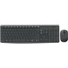 Logitech MK235 Wireless Keyboard and Mouse Combo tastiera Mouse incluso RF Wireless Greco Grigio