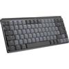 Logitech MX Mini Mechanical for Mac tastiera Bluetooth QWERTY US International Grafite, Grigio