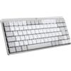 Logitech MX Mini Mechanical for Mac tastiera Bluetooth QWERTY US International Grigio, Bianco