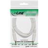 InLine Cavo Audio Jack 2,5mm maschio / maschio, bianco/oro, 2m