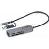 StarTech.com Lettore di schede di memoria multimediale USB 3.0, lettore di schede SD/microSD/CompactFlash, adattatore portatile