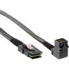 InLine Cavo Mini SAS, SFF-8643 a SFF-8087 + Sideband, 1m, connettore 90°