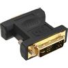 InLine Adattatore DVI-A 12+5 maschio a VGA 15pin HD femmina, analogico, dorato