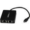 StarTech.com Adattatore di Rete USB-C a doppia uscita Ethernet Gigabit con porta USB tipo-A
