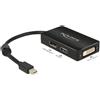 DeLOCK 0.16m DisplayPort/Displayport + HDMI + DVI 0,16 m Mini DisplayPort DisplayPort + DVI + HDMI Nero