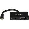 StarTech.com Adattatore Mini DisplayPort a HDMI e VGA - Convertitore audio/video da viaggio mDP 2 in 1 - 1920x1200 / 1080p